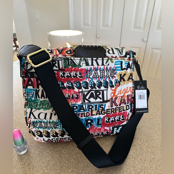 NEW KARL LAGERFELD MULTY COLOR BAG - Picture 3 of 12